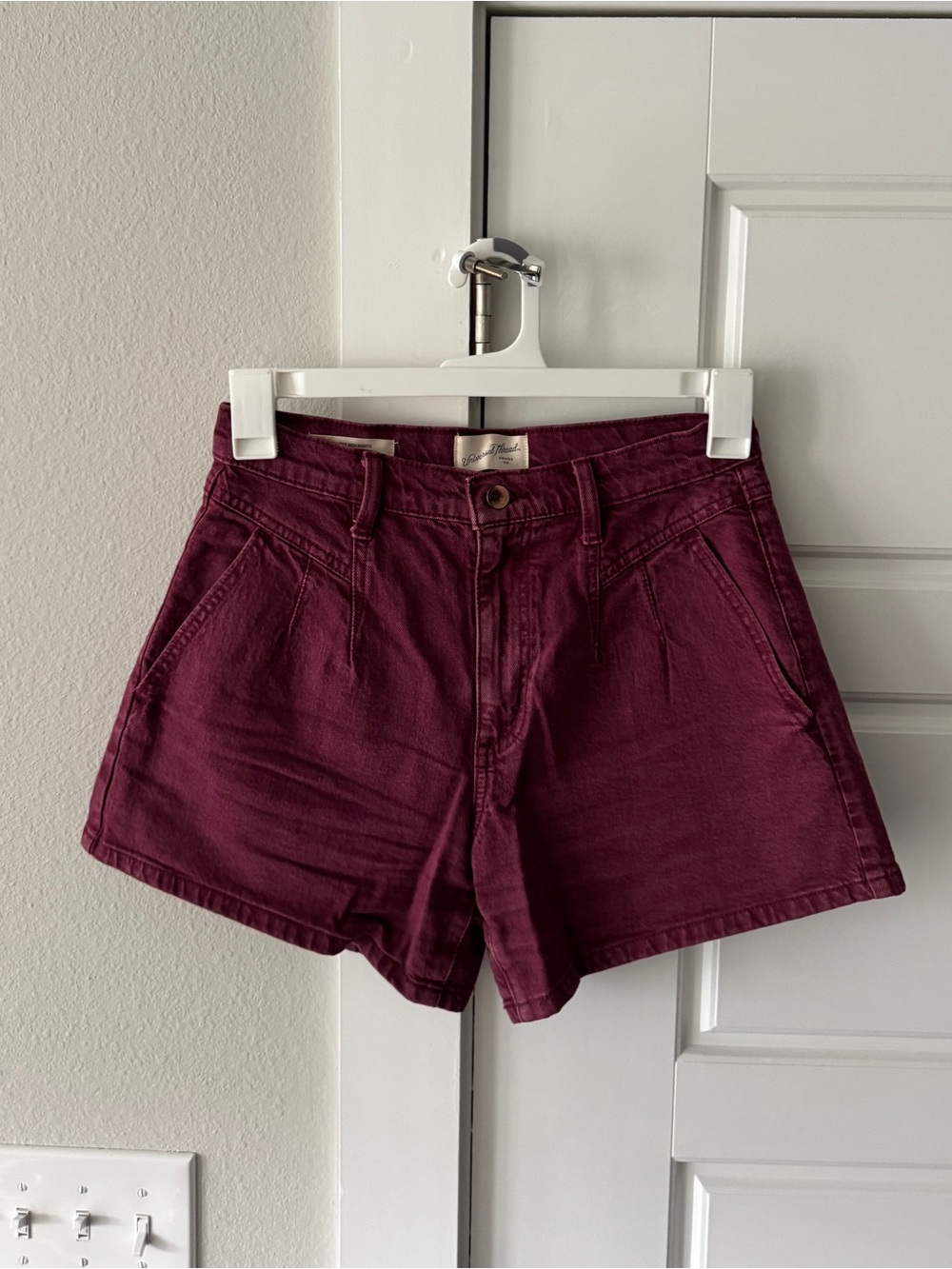 Universal Thread High Waist Wine Colored Women's Shorts